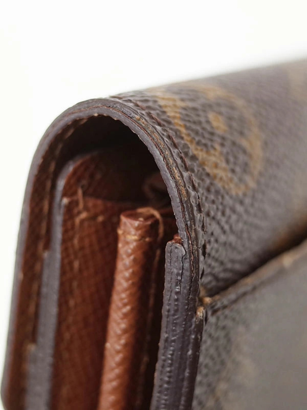Louis Vuitton fold Long Portefeuille Monogram Sarah Wallet Bi - Picture 7 of 9